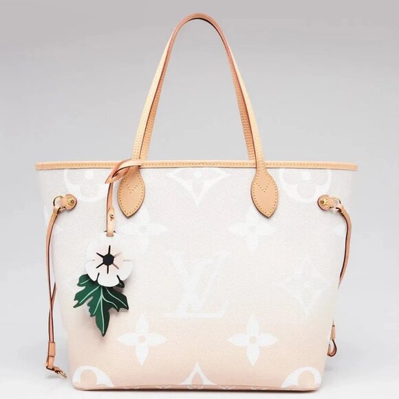 Louis Vuitton Mist Monogram Giant Canvas By the Pool Neverfull MM NM Bag - Picture 1 of 12